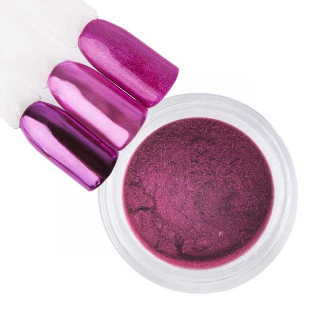 Powder Mirror Effect - Neon Pink