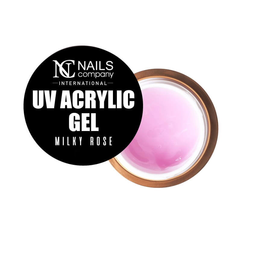 UV Acrylic Gel - Milky Rose 50g