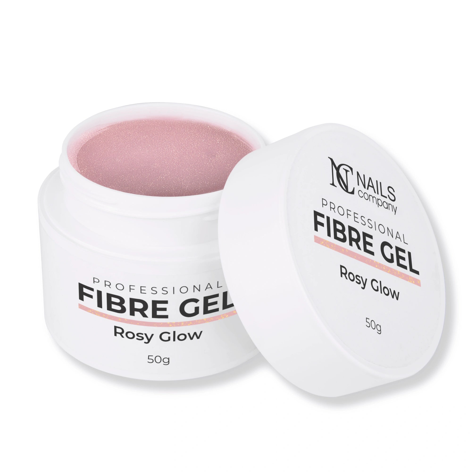 FIBRE GEL ROSY GLOW / WEIß / 50g