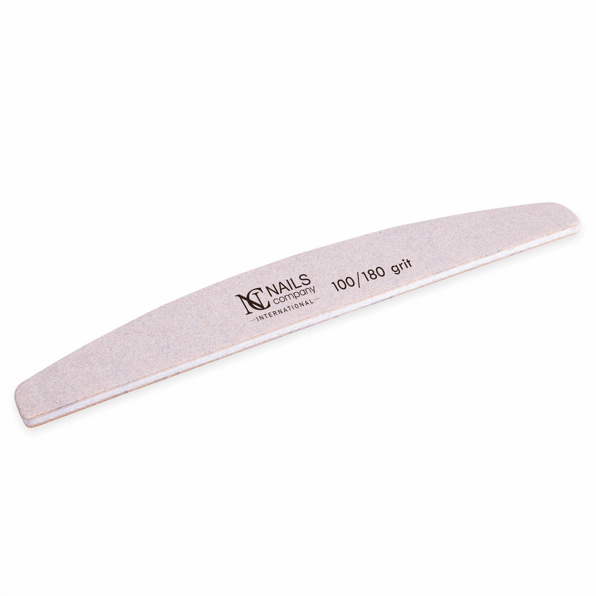Feile weiß, Halbmoond 100/180 HYGIENIC PACK 1 Stück