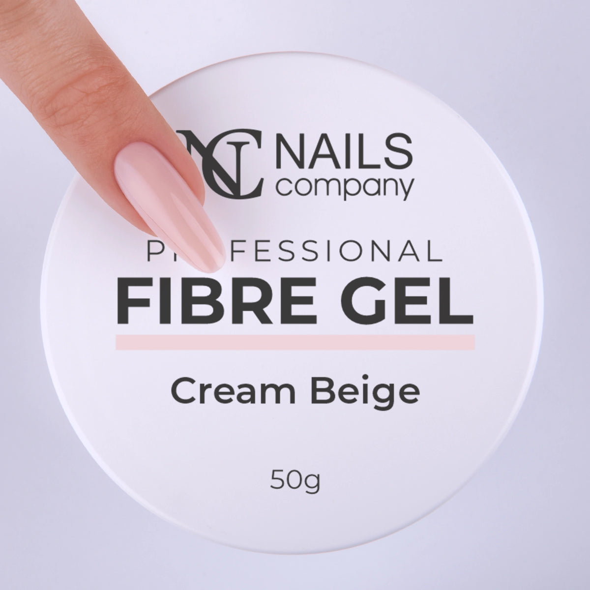 FIBRE GEL CREAM BEIGE / WEIß/ 50g