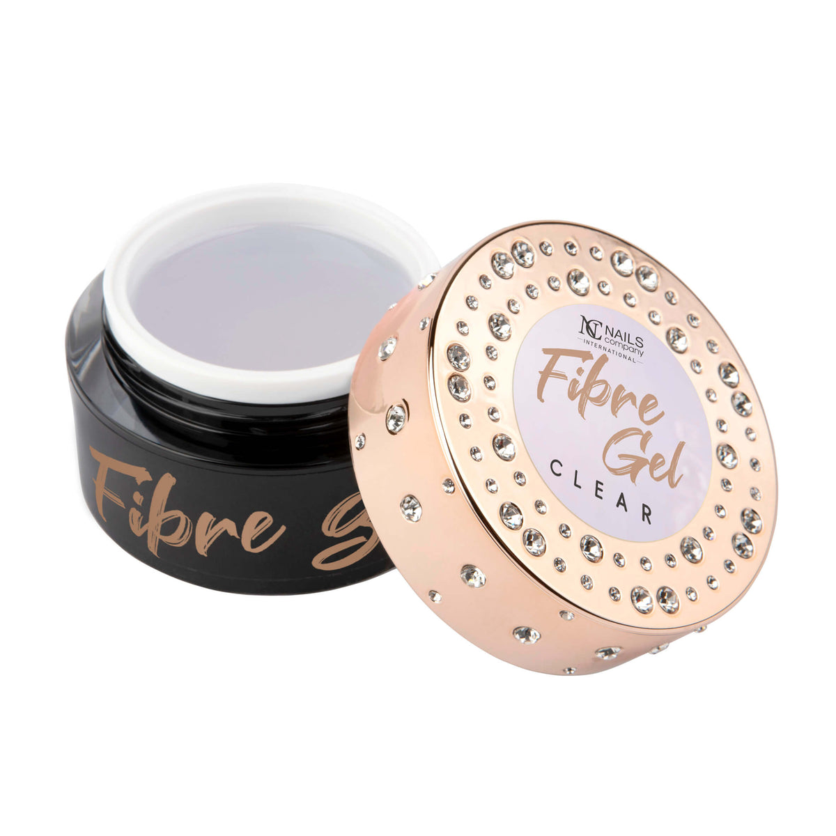 Fibre Gel - Clear 15g - Weißer Tigel