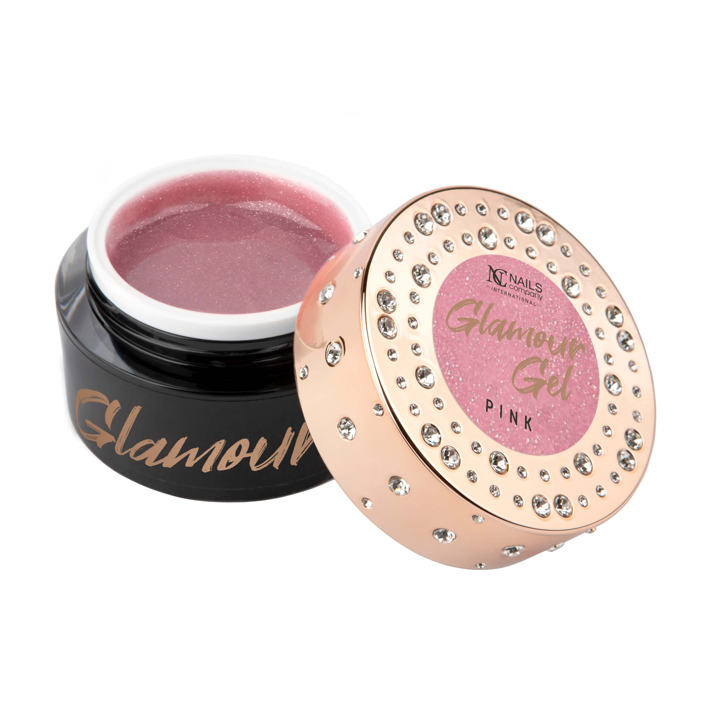 Glamour Gel UV Pink 50g -Kristall