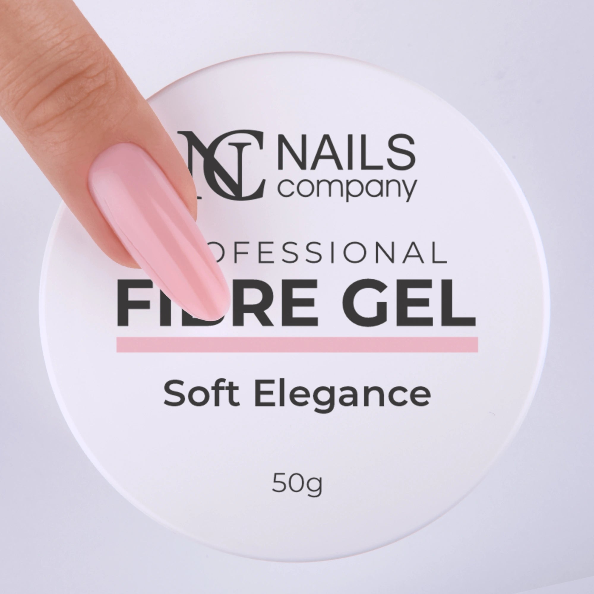 FIBRE GEL SOFT ELEGANCE / WEIß / 50g