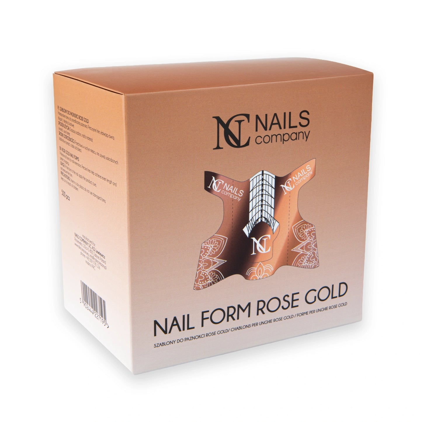 Schablonen Rosé Gold -500 Stück| BOX