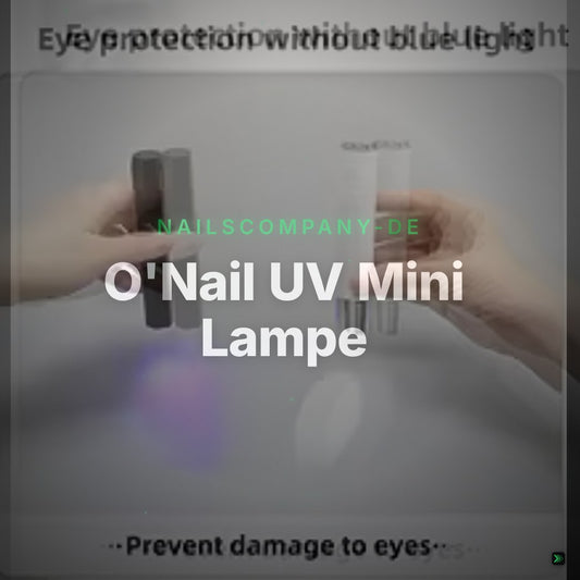 O'Nail UV Mini Lampe | WEIß – Clean Showcase