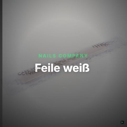 Feile weiß, gerade 100/180 HYGIENIC PACK 1 Stück – Clean Showcase