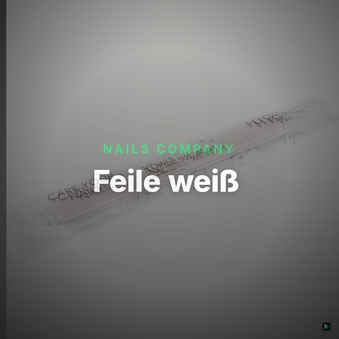 Feile weiß, gerade 100/180 HYGIENIC PACK 1 Stück – Clean Showcase